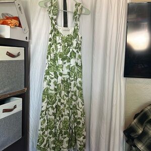 ABERCROMBIE dress with cute flutter sleeves. Wore to a wedding.